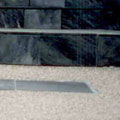 Slate inlay and steps