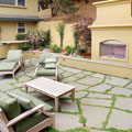 Stone patio