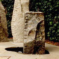 Stone sculpture installation (sculptures by Suzanne Biaggi)